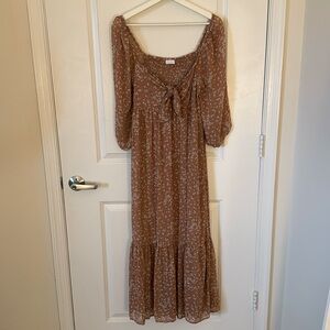 Lush Floral Maxi Dress